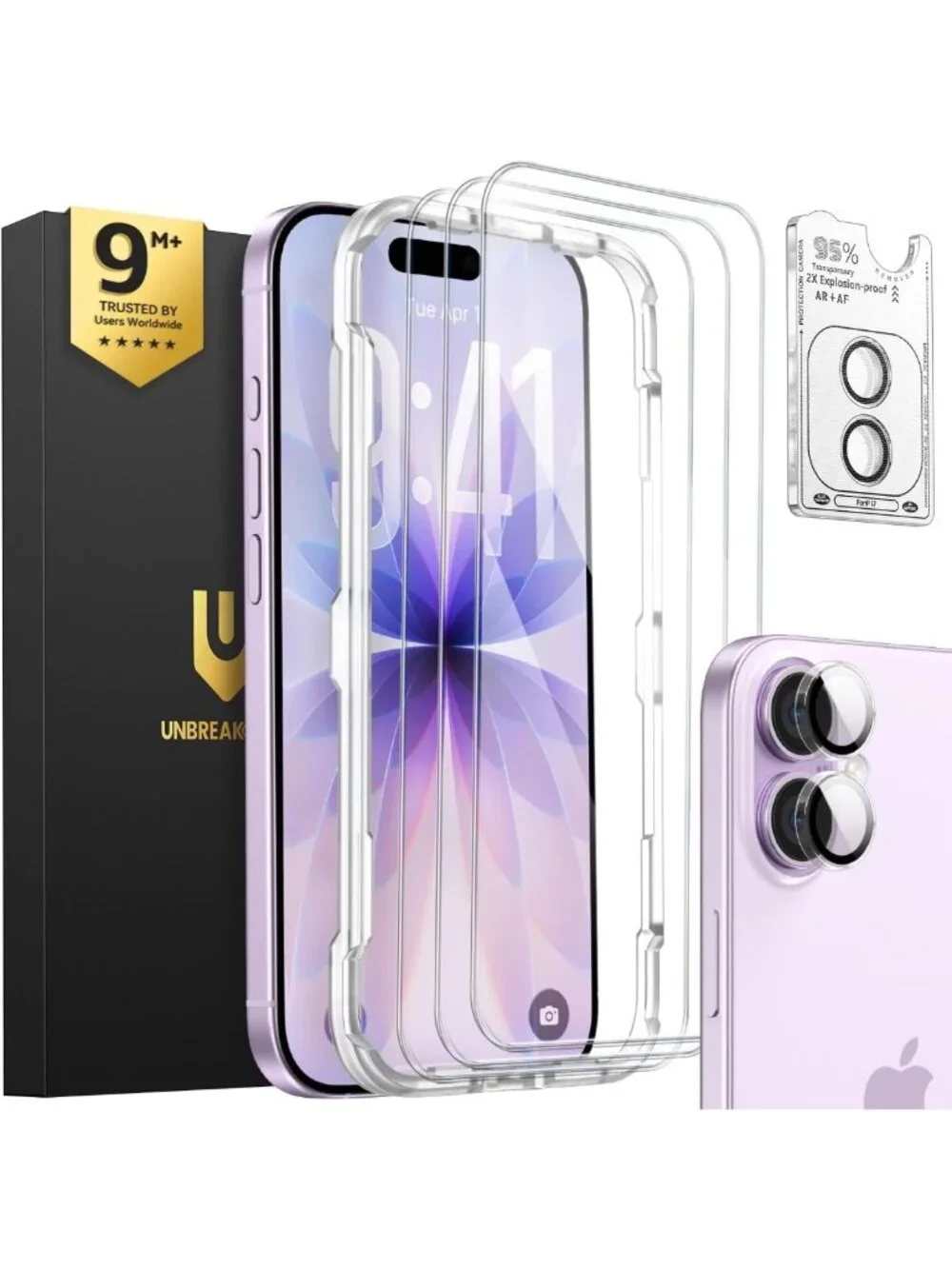 Premium iPhone 17 Screen & Camera Lens Protector - Ultra-Durable